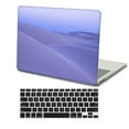 thumbnail image 4 of KSK KAISHEK for New MacBook Air 13" Case 2018/2019/2020/2021/2022 Release Model A2337 m1&A2179&A1932, Plastic Hard Shell Cover + Black Keyboard Cover, Purple series 0271, 4 of 5