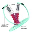 thumbnail image 2 of Workout Jump Rope With Counting , With Calorie Counter, For Adult, Kids For Fitness, Workout Pink, 2 of 5