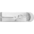 thumbnail image 1 of Sterling Silver Rhodium-Plated Tennis Racquet Money Clip (52.25 X 14.5) Made In Italy qq625, 1 of 5
