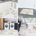 thumbnail image 5 of Pioneer Flower Floral Print Pattern Kitchen Rugs Sets Of 2,Anti Fatigue Kitchen Mat Rugs Non Slip Washable,Decorative Kitchen Floor Mats for Kitchen,Sink,Laundry,17"x30"+17"x47", 5 of 7
