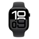 thumbnail image 2 of Apple Watch Series 10 GPS + Cellular • Caja de aluminio negro azabache de 46 mm • Correa deportiva negra - S/M - Distribuidor Autorizado, 2 of 8
