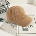 thumbnail image 3 of Fgnfyis Men and Women Fashion Autumn Winter Adjustable Baseball Caps Breathable Warm Ear Hats for Men Brown, 3 of 5