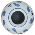 thumbnail image 5 of 11" Dragon Blue & White Porcelain Vase Jar, 5 of 7