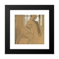 thumbnail image 2 of Frederick Cayley Robinson 15x15 Black Modern Framed Museum Art Print Titled - Study for Twilight (1902), 2 of 5