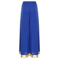 thumbnail image 7 of Aislor Women Liturgical Praise Dance Outfits Long Sleeve Worship Tunic Dress with Wide Leg Pants Royal Blue XXL, 7 of 7