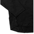 thumbnail image 3 of Cuts Clothing Men's Hoodie Curve Hem Signature Fit 4 Way Stretch Long Sleeve Shirt (Small, Black), 3 of 4