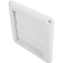 OUNONA 1Pack Dryer Vent Covers Improves Ventilation White Plastic Louvered for House Appliance Users