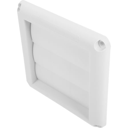 OUNONA 1Pack Dryer Vent Covers Improves Ventilation White Plastic Louvered for House Appliance Users