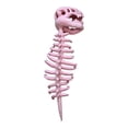 thumbnail image 2 of Dinosaur Skeleton Costume Wearable Plush Spinosaurus Dino Outfit with 3D Headgear Spine - Halloween Cosplay Dress Up, Pink, 33in, 2 of 8