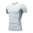thumbnail image 4 of Vetsdori Mens Short Sleeve Shirts Dry fit Fashion Pullover Sports Solid Color White Athletic T-Shirts for Men Crew Neck, 4 of 6