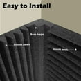 thumbnail image 3 of 16 Pack Acoustic Foam Panels, Acoustic Trap Corner Block, Sound Absorbing Foam for Studio, Home or Theater, 3 of 7