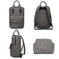thumbnail image 5 of KAUKKO Stylish Oxford Fabric Backpack Travel Rucksack lightweight Hiking Bag Satchel, 5 of 5