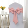 thumbnail image 2 of Upgraded Ties-free Bow Elastic Chair Back Decoration Hotel Banquet Thickened Elastic Chair Back Flower Ties Chair Cover Decoration U, 2 of 6
