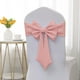thumbnail image 1 of Ties-free Bow Elastic Chair Back Decoration Hotel Banquet Thickened Elastic Chair Back Flower Ties Chair Cover Decoration, 1 of 6