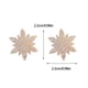 thumbnail image 3 of Pendientes franceses personalizados con flores de cristal elegantes y con un toque de distinción., 3 of 7