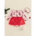 thumbnail image 6 of Michellecmm  Baby Girls Christmas Outfit, Cookie/Gingerbread Man Romper Headband, 6 of 9