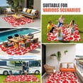 thumbnail image 3 of Valentines Outdoor Rug 5x8 Ft, Non Slip Washable Area Rug, Modern Romantic Red Woman Lips Love Kiss Patio Rugs Carpet Runner, Large Floor Mat for Indoor/Outdoor Deck Porch Camping, 3 of 8