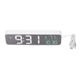 thumbnail image 3 of Reloj espejo reloj despertador Brillo LED multifuncional ajustable para oficina ANGGREK Otros, 3 of 8