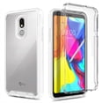 thumbnail image 2 of For LG K40 Case, LG Solo LTE/Xpression Plus 2/Harmony 3 with Built-in Screen Protector, Nagebee Full-Body Protective Rugged Bumper Cover, Shockproof Durable Case (Clear), 2 of 5