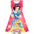 thumbnail image 1 of Vestido de Blancanieves para niñas de Disney, traje de cumpleaños, disfraz de niña elegante para niños, ropa de fiesta para niñas de 2, 3, 4, 5, 6-10 años, vestido de Blancanieves 6M Gao Jinjia LED, 1 of 2