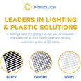 thumbnail image 4 of KastLite Egg Crate Panel 5-Pack in Chrome | Polystyrene | Nominal 2' x 2' with 1/2" x 1/2" x 3/8" Cell Size | Manufactured by American Louver, 4 of 8