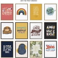 thumbnail image 3 of Kate and Laurel Sylvie Kindness Is Contagious Framed Canvas Wall Art by Jenn Van Wyk of Courageous & Kind Paper Co., 18x24 Gray, Motivational Art for Wall, 3 of 8