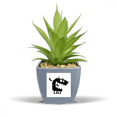 thumbnail image 1 of Universe And Alien Monster Fake Pineapple Flower Pot Vase Mini Decor, 1 of 3