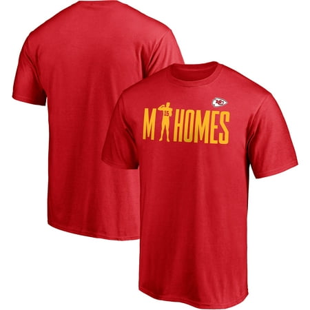 Patrick Mahomes Kansas City Chiefs Majestic Checkdown Player Name & Number T-Shirt - Red