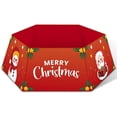 thumbnail image 1 of Cateissary Feliz árbol de Navidad Collar copos de nieve anillo de Navidad fiesta interior exterior suelo Festival decoración artesanía regalo nuevo Kits de decoración para fiestas cuatro Cateissary HA009061-04, 1 of 6