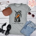 thumbnail image 4 of Womens I Dont Carrot All T Shirt Funny Easter Care Pun Bunny Graphic Novelty Tee Womens Graphic Tees, 4 of 7