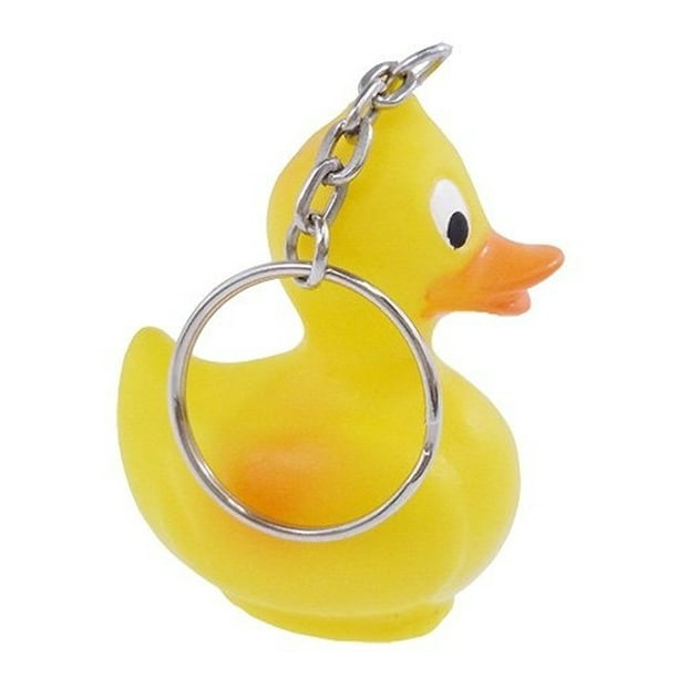 Fun Express Rubber Duck Keychain
