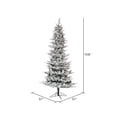 thumbnail image 2 of Vickerman 9' x 51" Flocked Kiana Artificial Christmas Tree, Unlit, 2 of 2