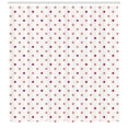 thumbnail image 3 of Ambesonne Coral Shower Curtain, Classical Soft Polka Dots, 69"Wx84"L, Coral Hot Pink White, 3 of 3