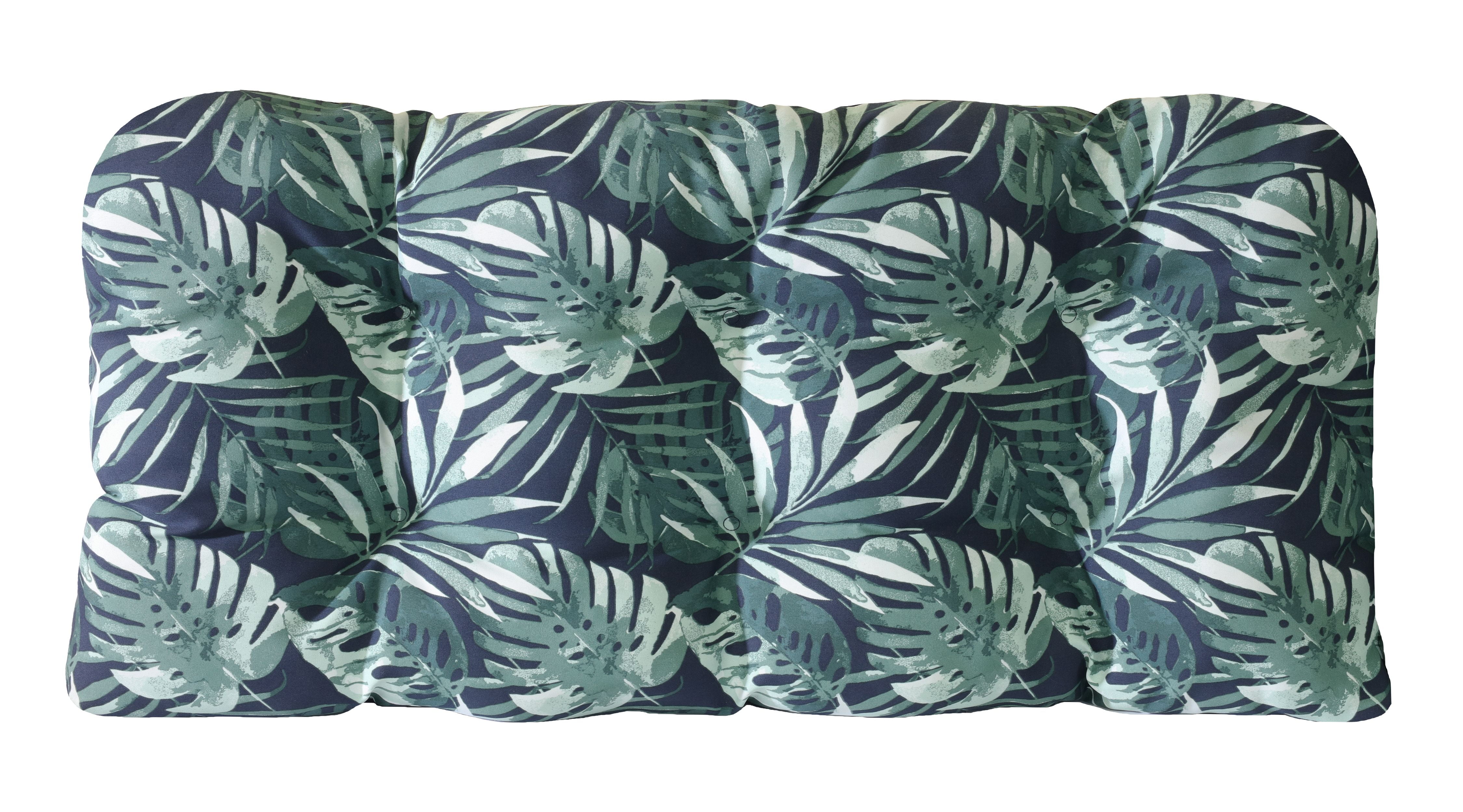 Commonwealth Home Fashions Chf Navy Palm Outdoor Bench Seat