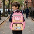 thumbnail image 5 of Yuyamidu Cute Axolotl School Backpack for Girls 6-10 Pink 17 Inch Lightweight Waterproof Multi-Pocket Bookbag with Padded Shoulder Straps for Elementary 1st-4th Grade Back to School Supplies, 5 of 7