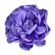 thumbnail image 3 of Broche de flores de tela para mujer, elegante accesorio para el cabello, flor de rosa de tela satinada Violeta, 3 of 9