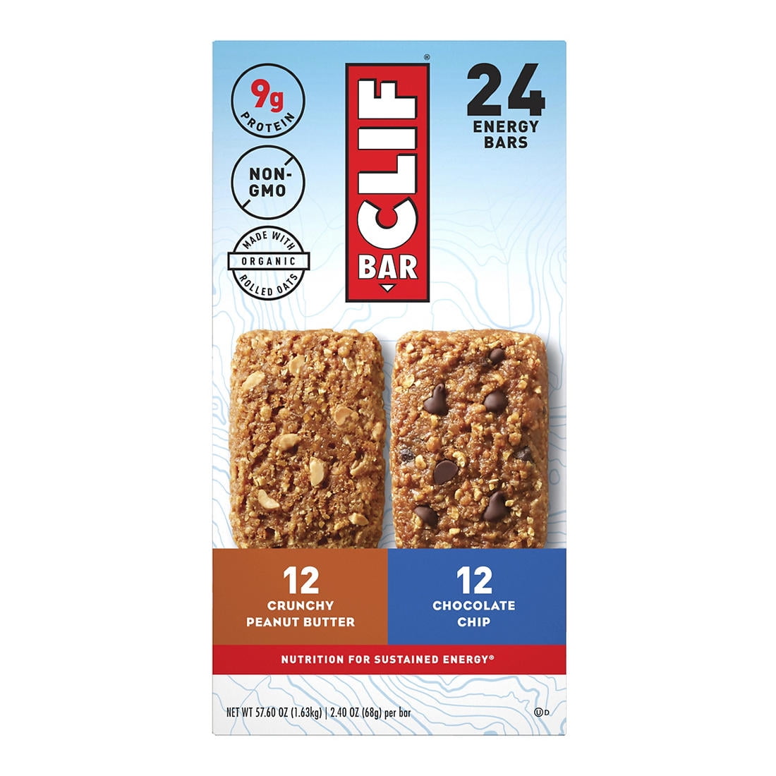 Clif Bar Energy Bar Variety Pack, 24 ct.