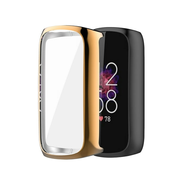 Famure TPU Full Screen Protector Cover Case for Fitbit luxe Smart Watch