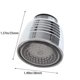 thumbnail image 2 of Grifos para uso general, grifo para cocina, grifo de agua con LED de colores, boquilla de brillo cambiante de colores, cabezal de ducha, filtro de grifo de agua, sin suministro de batería para cocina, 2 of 3