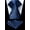 Blue-B, variant on Navy Blue Tie Charcoal Ties for Men Solid Paisley Neckties and Pocket Squares Set for Weddings