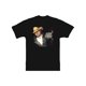 thumbnail image 1 of Camiseta de cantante de rap - Negra con cuello redondo y manga corta distintiva para conciertos, ropa informal y fanáticos de la música country, ropa para adultos lavable a máquina, estilo primavera/v, 1 of 6