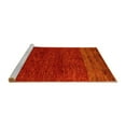 thumbnail image 2 of Ahgly Company Machine Washable Indoor Rectangle Abstract Yellow Modern Area Rugs, 7' x 10', 2 of 4