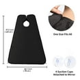 thumbnail image 4 of Beard Apron Bib Beard Trimming Apron Free Shaving Bib Hair Clippings Catcher Beard Grooming Cape Apron Non-Stick Hair Beard Apron for Men Beard & Mustache Care, Perfect Gift For Men -Black, 4 of 6