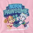 thumbnail image 2 of Paw Patrol T-Shirt Born Pawsome Skye & Everest Unisex Graphic Tee For Men & Women, 2 of 7