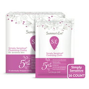 Summer's Eve Feminine Cleansing Wipes, Simply Sensitive, 16 Count