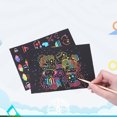thumbnail image 4 of Scratch Art Kit Creative Fashion DIY Scratch Art Paper Scratch Art Pad for Kids, 4 of 10