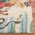 thumbnail image 3 of SAFAVIEH Jardin Augustine Floral Wool Area Rug, Ivory/Multi, 8' x 10', 3 of 11