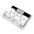 thumbnail image 5 of GFDYREE 320 Pcs Rondelles de Verrouillage en Acier Inoxydable 304, Rondelle Interne en Étoile, 8 Tailles de Rondelles à Ressort Ondulé, Kit d'Assortiment M2.5 M3 M4 M5 M6 M8 M10 M12, Argent, 5 of 5