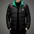 thumbnail image 4 of Chaqueta corta de plumón, chaquetas acolchadas ligeras de lujo, ropa de diseñador para hombre, plumón de pato, acolchado para hombre, abrigo de invierno cálido y frío para hombre, 4 of 5