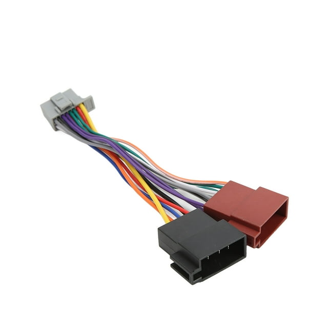 Conector De Arnés De Cableado ISO, Arnés De Radio Estéreo De Automóvil Resistente Al Calor Simple Plástico ABS Fácil De Usar Para Receptor De Radio De Automóvil ANGGREK FC1610
